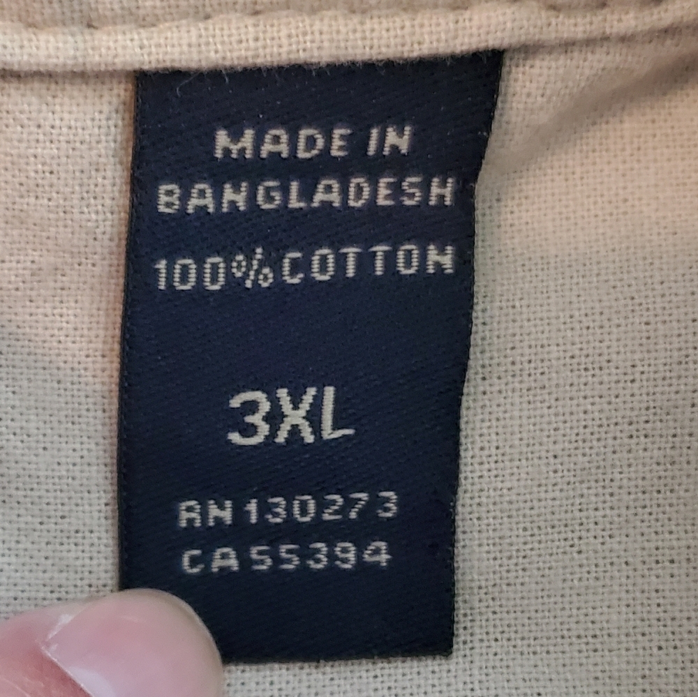 Men's Wrangler Light Blue/Grey Button Up Shirt - Picture 12 of 13